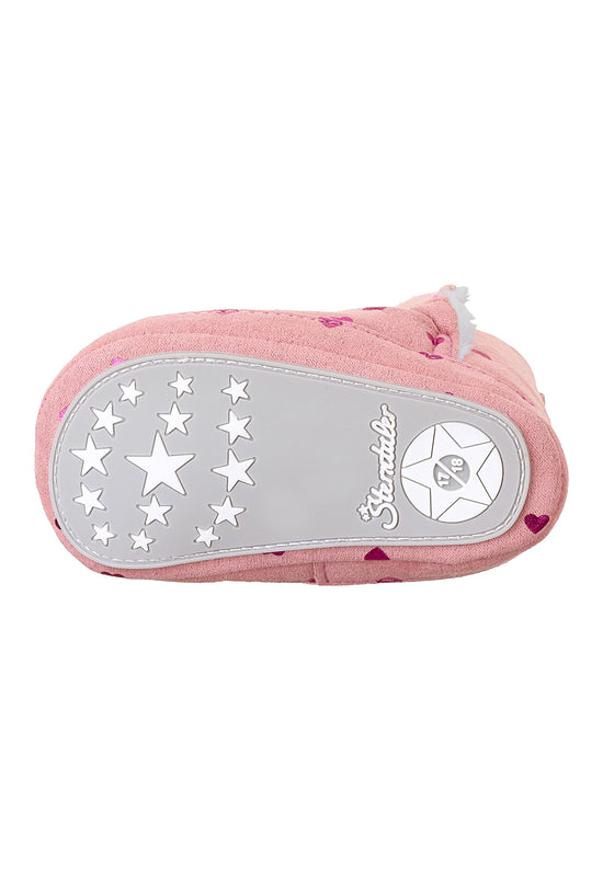 Sterntaler Baby-Stiefel aus gewebtem Velour mit Print Herzen Valentinstagsangebot