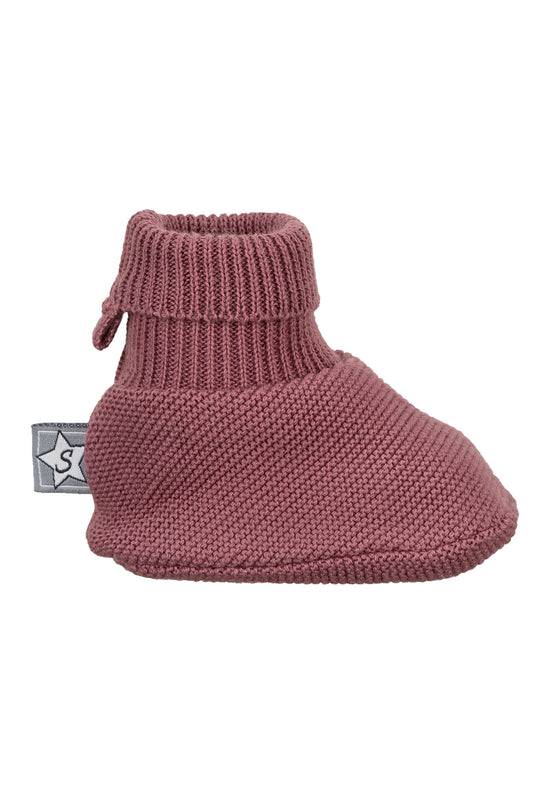 Sterntaler GOTS Strick-Schuh in Grün, Marine, Rosa oder Grau Neueste Stile