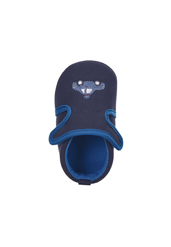 Sterntaler Baby-Krabbelschuh Auto aus Canvas in Marine Letzter Tag