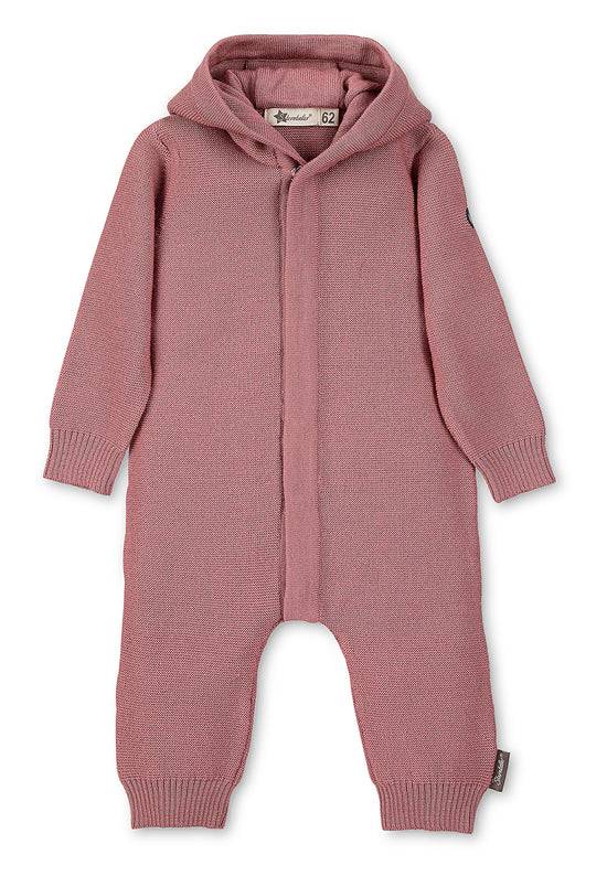 Sterntaler Strick-Overall aus Wolle (Merino) mit Kapuze Fabrikladen