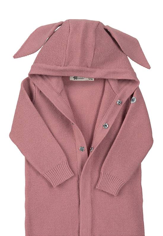 Sterntaler Strick-Overall aus Wolle (Merino) mit Kapuze Fabrikladen