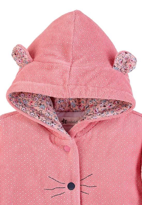 Sterntaler Kapuzen-Jacke Nicki Maus Mabel in Rosa, wattiert Im Verkauf