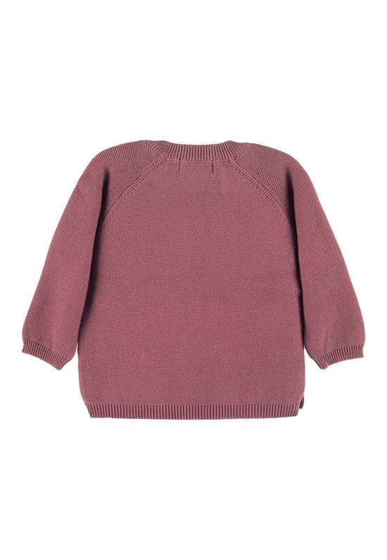 Sterntaler GOTS Strick-Jacke in Flieder oder Rosa mit Motiv zollfrei