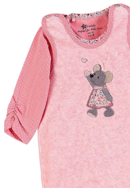 Sterntaler Strampler-Set Nicki Maus Mabel in Rosa 50% Rabatt für begrenzte Zeit