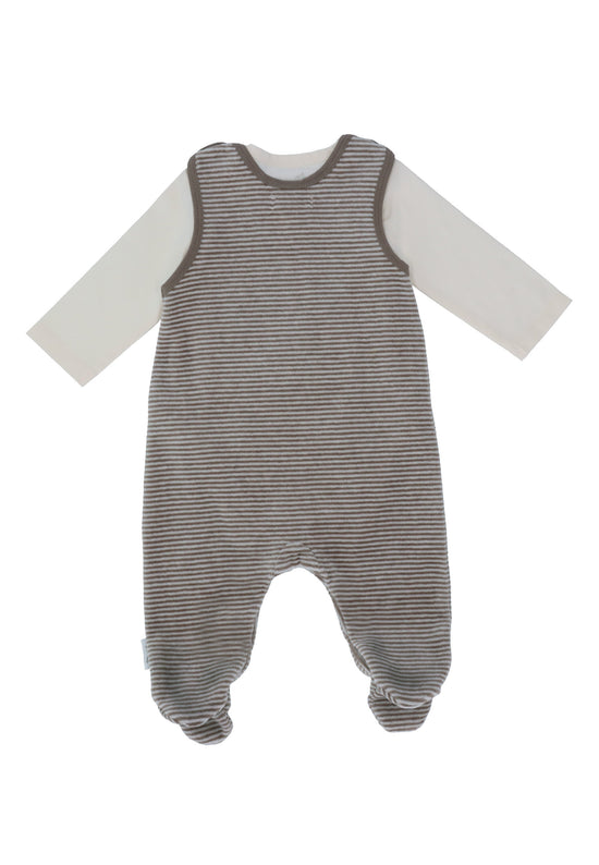 Sterntaler Baby Strampler aus Nicki, Motiv Elefant Eddy, Grau 2025