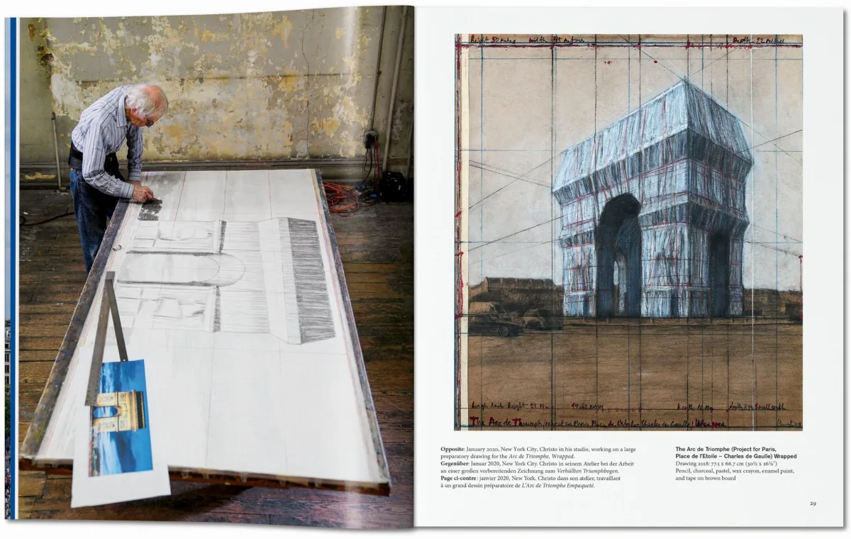 TASCHEN Christo and Jeanne-Claude. L’Arc de Triomphe, Wrapped Riesige Ersparnisse