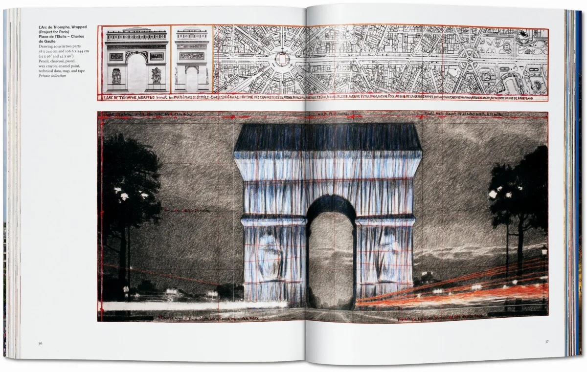 TASCHEN Christo and Jeanne-Claude. L’Arc de Triomphe, Wrapped Riesige Ersparnisse