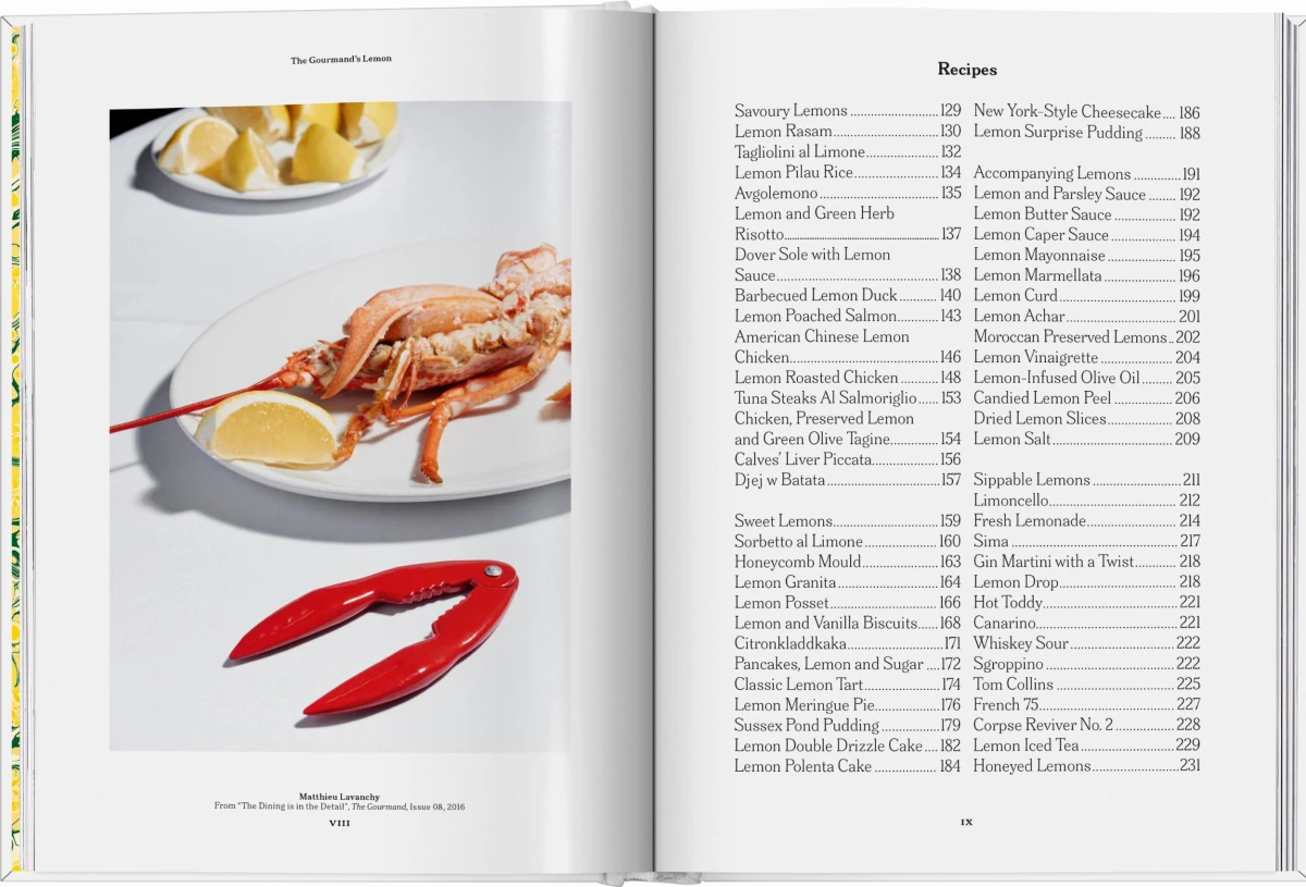 TASCHEN The Gourmand's Lemon. A Collection of Stories and Recipes Kostenloser Versand international
