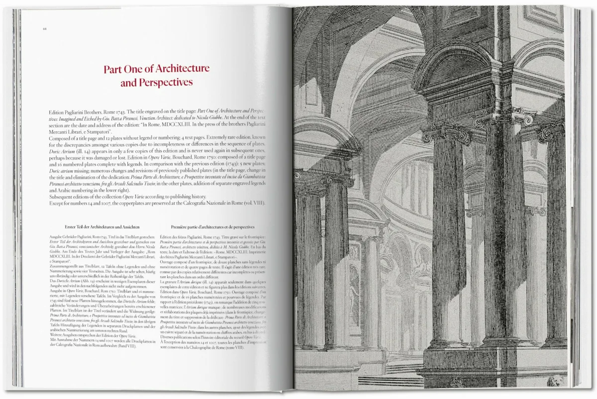 TASCHEN Piranesi. The Complete Etchings Lagerräumung