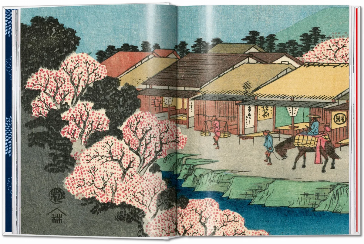 TASCHEN Hiroshige & Eisen. The Sixty-Nine Stations along the Kisokaido. 40th Ed Letzte 2 Tage