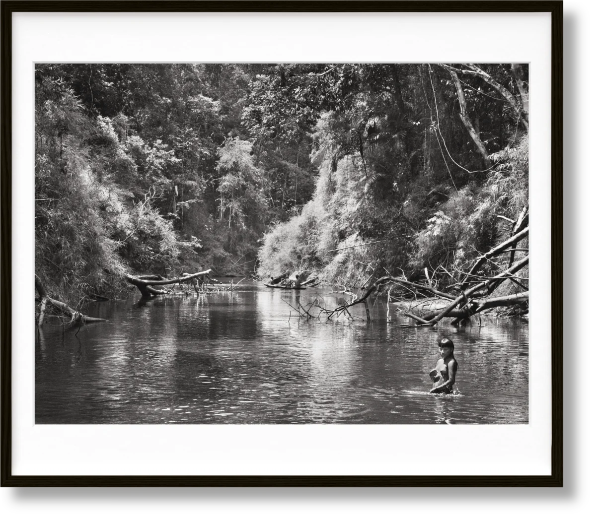 TASCHEN Sebastião Salgado. Amazônia, Art Edition No. 101–200 ‘Young Hatiri Suruwahá bathes in a backwater of the Pretão stream’