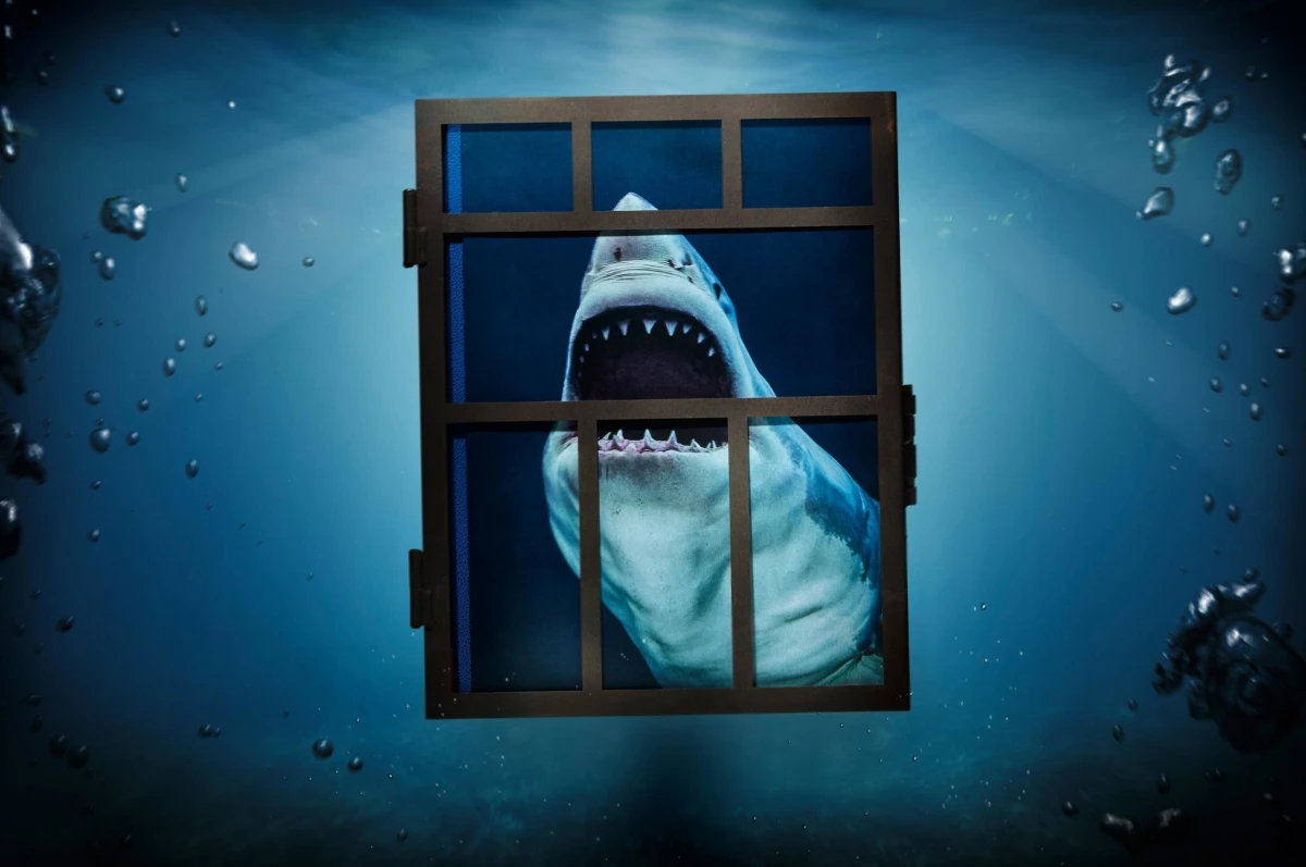 TASCHEN Michael Muller. Sharks, Art Edition No. 1–100 ‘Tear You Apart’ Bis zu 55% Rabatt