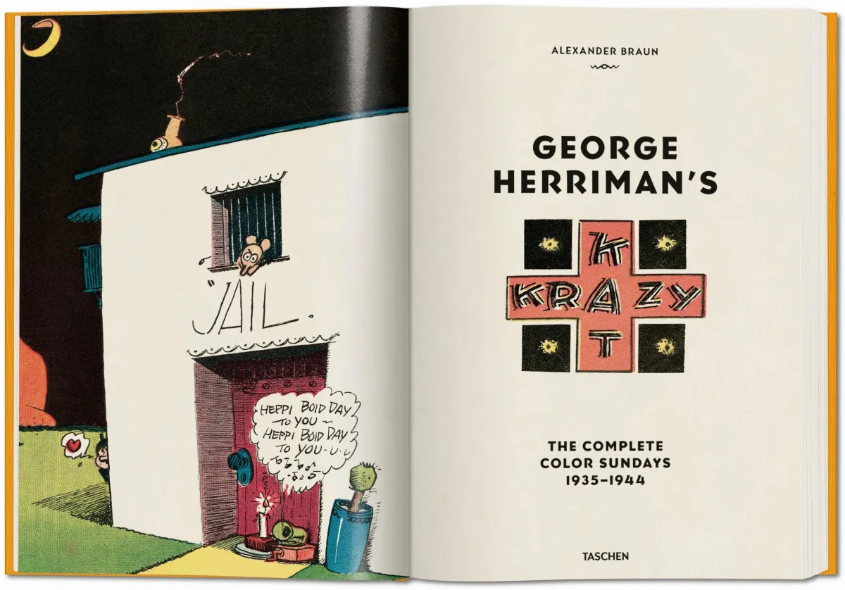 TASCHEN George Herriman “Krazy Kat”. Toutes les planches dominicales en couleurs 1935–1944 Fabrikverkauf