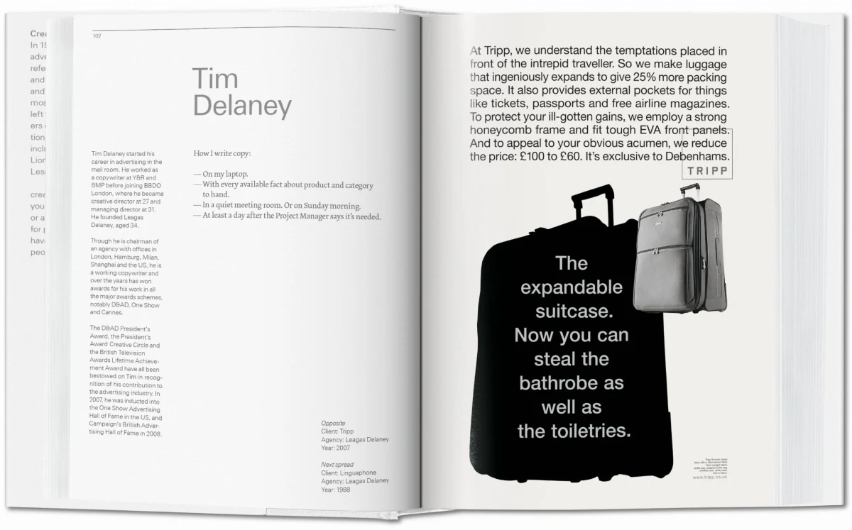 TASCHEN D&AD. The Copy Book Neueste Mode
