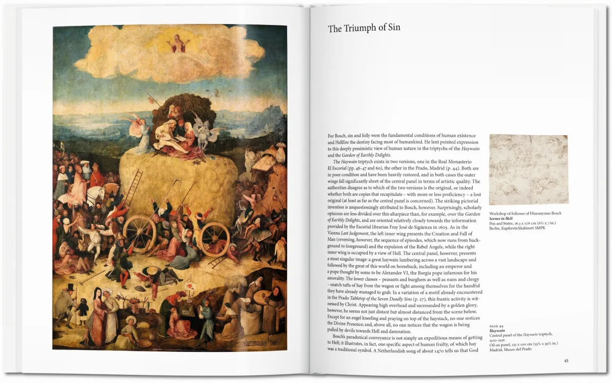TASCHEN Bosch Speichern exportieren