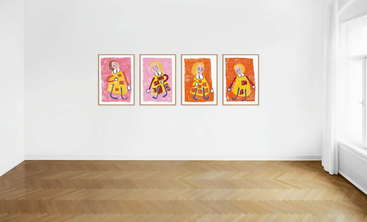 TASCHEN André Butzer. Set of 4 Screen Prints ‘Untitled I–IV’, 2022 Sonderangebote