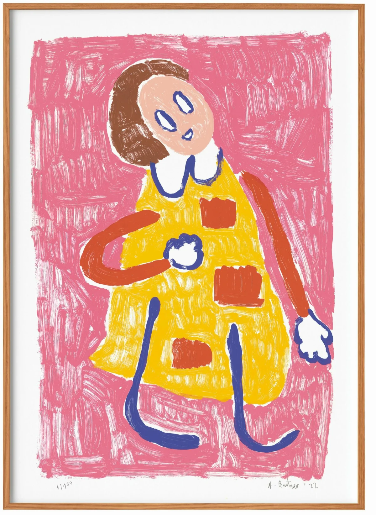 TASCHEN André Butzer. Set of 4 Screen Prints ‘Untitled I–IV’, 2022 Sonderangebote