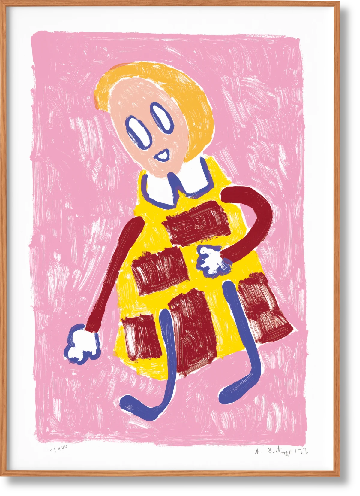 TASCHEN André Butzer. Screen Print ‘Untitled II’, 2022 Wochenangebot