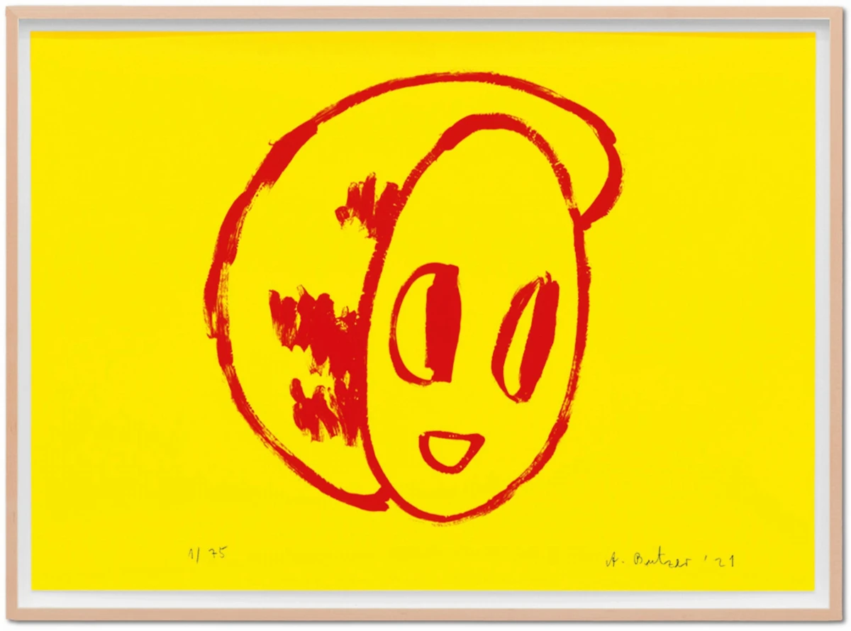 TASCHEN André Butzer. Set of 3 Screenprints ‘Untitled 4–6’, 2021 Sonderangebot der Fabrik