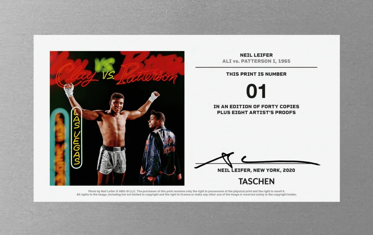 TASCHEN Neil Leifer. Homage to Ali. ‘Ali vs. Patterson I, 1965’ Discount Store für neue Produkte