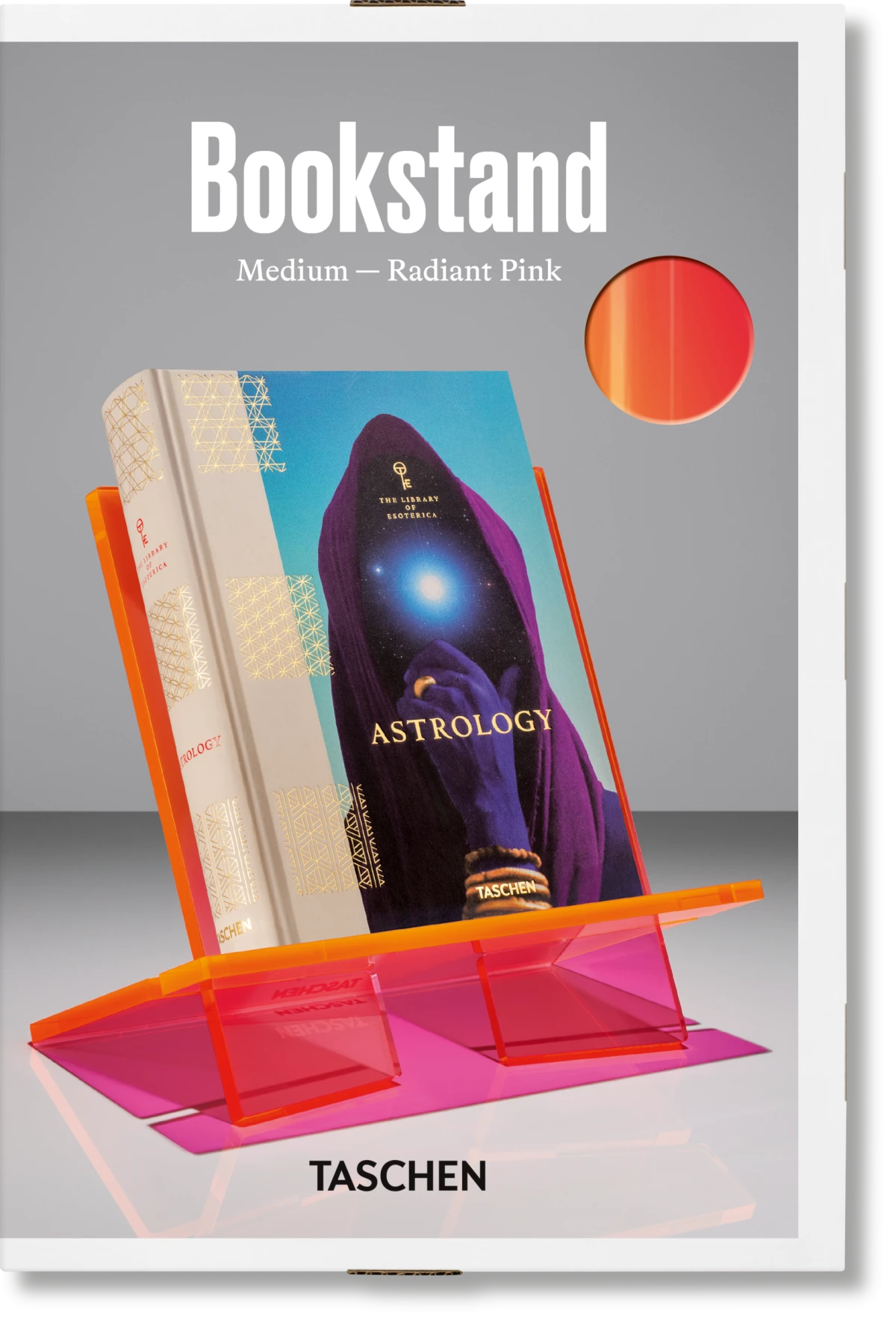 TASCHEN Bookstand. Medium. Radiant Pink